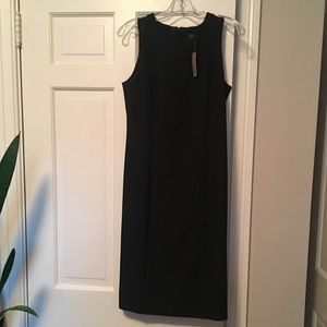 JCrew 365 black sleeveless dress, size 4, fully lined,  hits below knee.